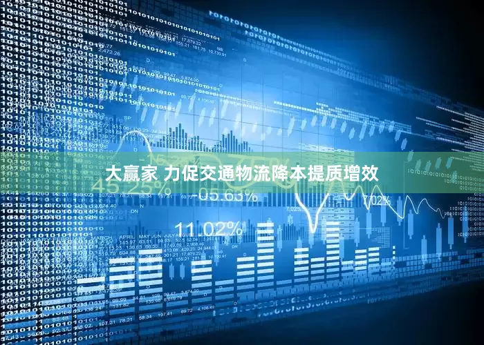 大赢家 力促交通物流降本提质增效